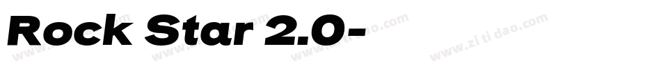 Rock Star 2.0字体转换